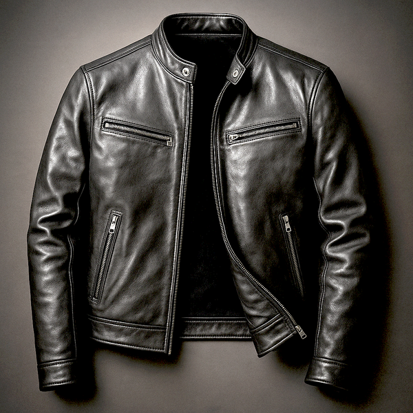 Męska kurtka ze stójką i zapięciem na zamek-Jackets for men-Olave