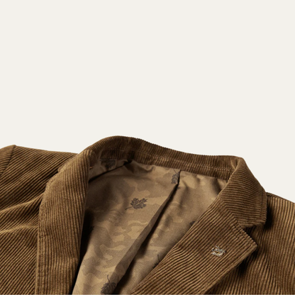 Męska marynarka sztruksowa zapinana na guziki-Blazer for men-Olave