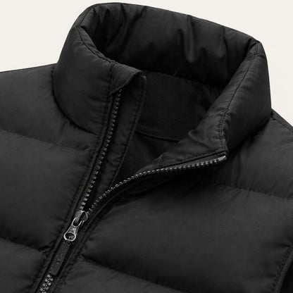 Męska pikowana kamizelka z kieszeniami na zamek-Vests for men-Olave