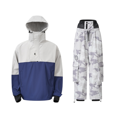 Męski zestaw: kurtka anorak i spodnie cargo-Sets for Men-Olave