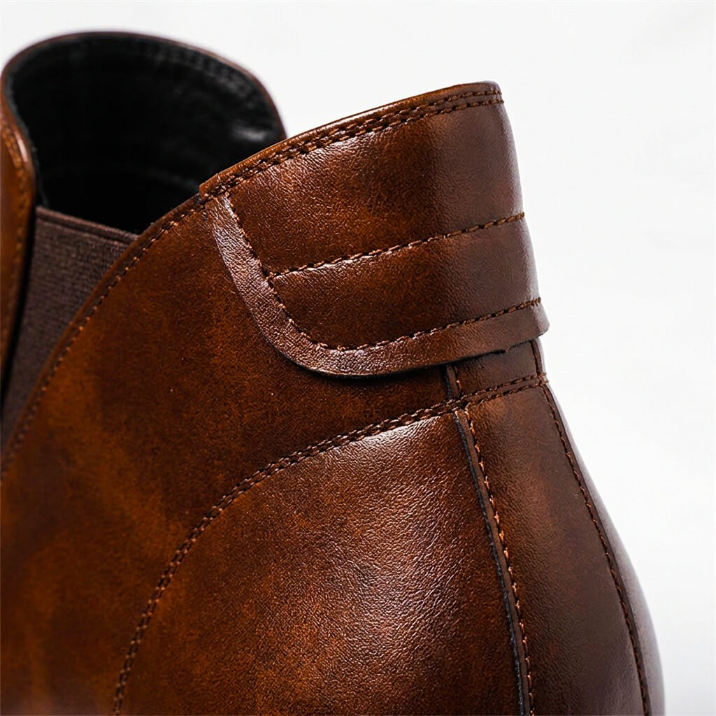 Męskie botki z elastycznymi panelami bocznymi-Footwear for men-Olave