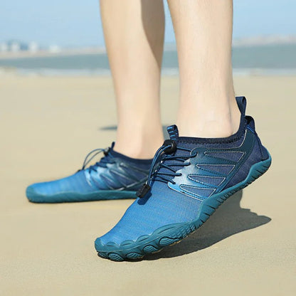 Męskie buty do wody typu slip-on ze ściągaczem-Footwear for men-Olave