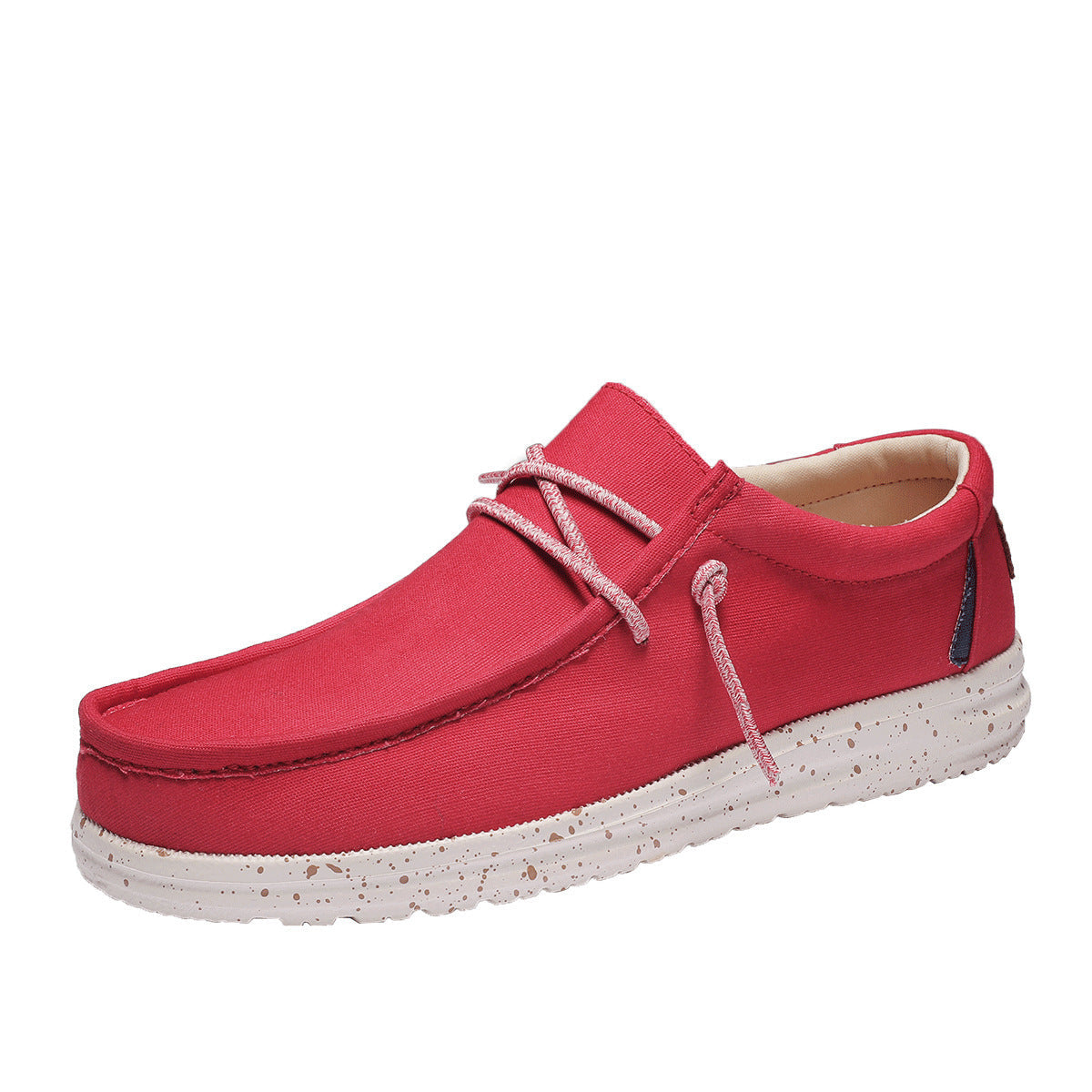 Męskie mokasyny wsuwane z nakrapianą podeszwą-Footwear for men-Olave