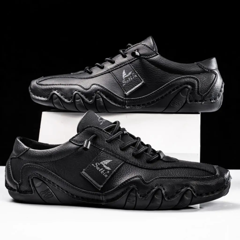Męskie niskie buty codzienne do chodzenia-Footwear for men-Olave