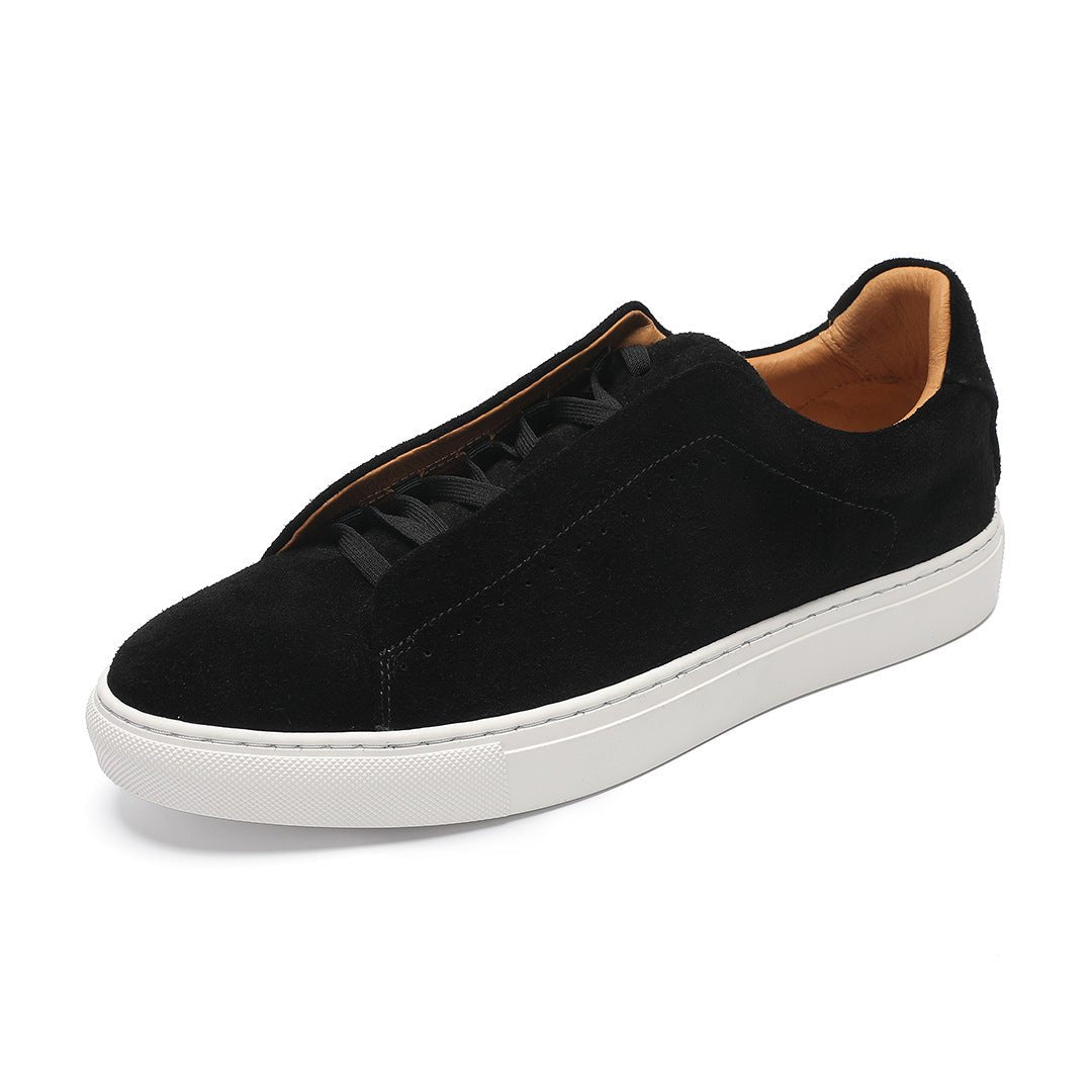 Męskie niskie sneakersy z zamszu-Footwear for men-Olave