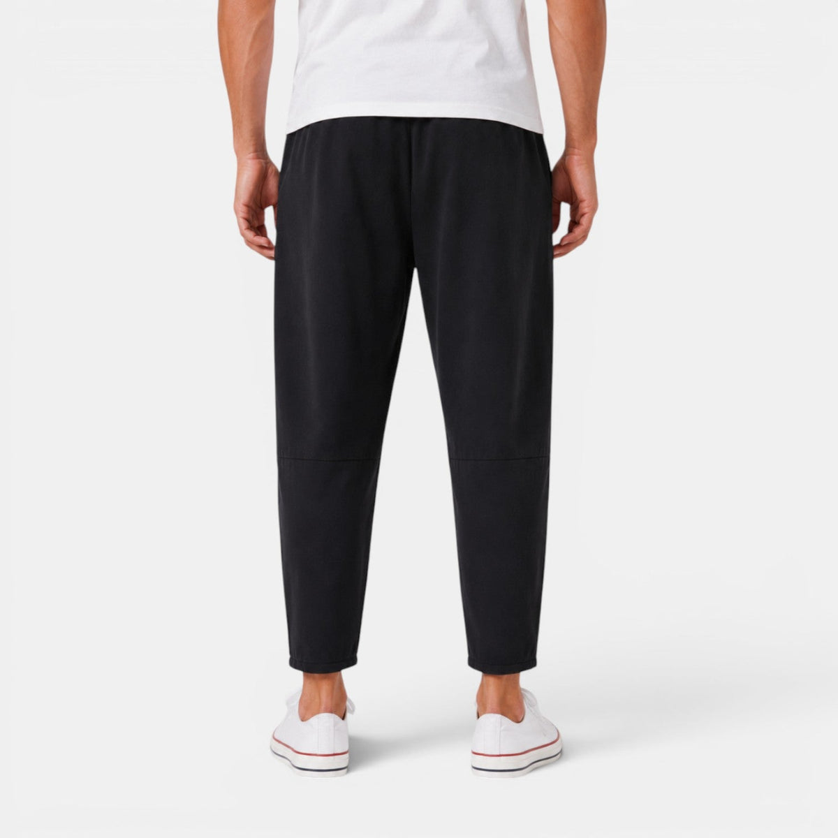 Męskie spodnie haremki z wiązanym pasem-Pants for Men-Olave