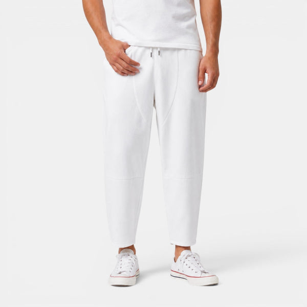 Męskie spodnie haremki z wiązanym pasem-Pants for Men-Olave