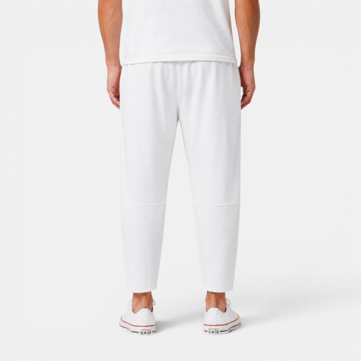 Męskie spodnie haremki z wiązanym pasem-Pants for Men-Olave