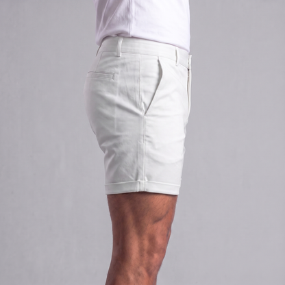 Męskie szorty chino z podwiniętym brzegiem-Shorts for men-Olave