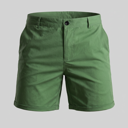 Męskie szorty chino z podwiniętym brzegiem-Shorts for men-Olave