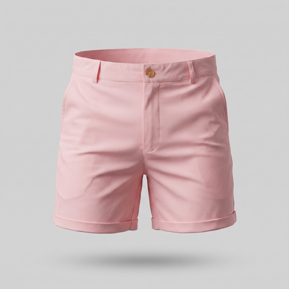 Męskie szorty chino z podwiniętym brzegiem-Shorts for men-Olave