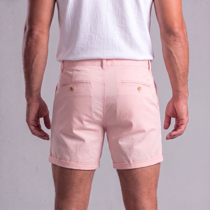 Męskie szorty chino z podwiniętym brzegiem-Shorts for men-Olave