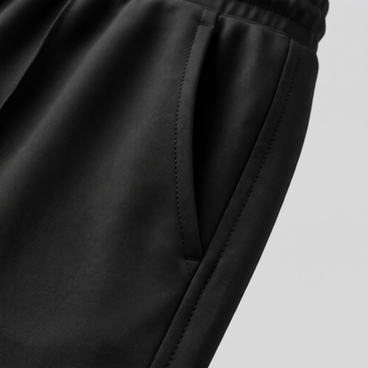 Męskie szorty dresowe ze sznurkiem i przeszyciami-Shorts for men-Olave