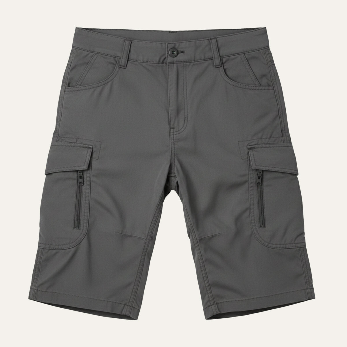 Męskie szorty taktyczne typu cargo ze zintegrowanym paskiem-Shorts for men-Olave
