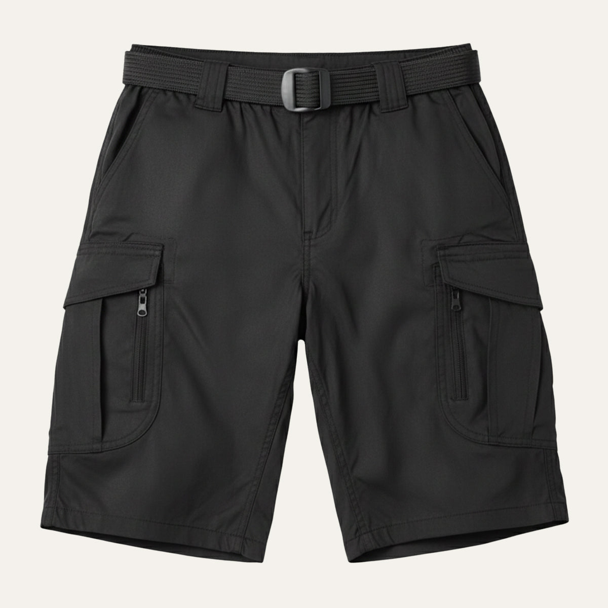 Męskie szorty taktyczne typu cargo ze zintegrowanym paskiem-Shorts for men-Olave
