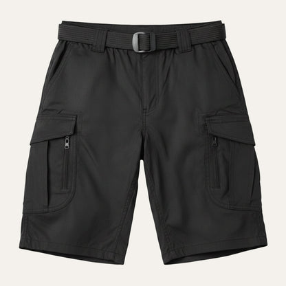 Męskie szorty taktyczne typu cargo ze zintegrowanym paskiem-Shorts for men-Olave