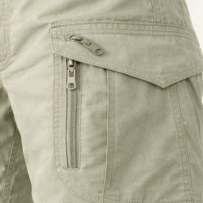Męskie szorty taktyczne typu cargo ze zintegrowanym paskiem-Shorts for men-Olave