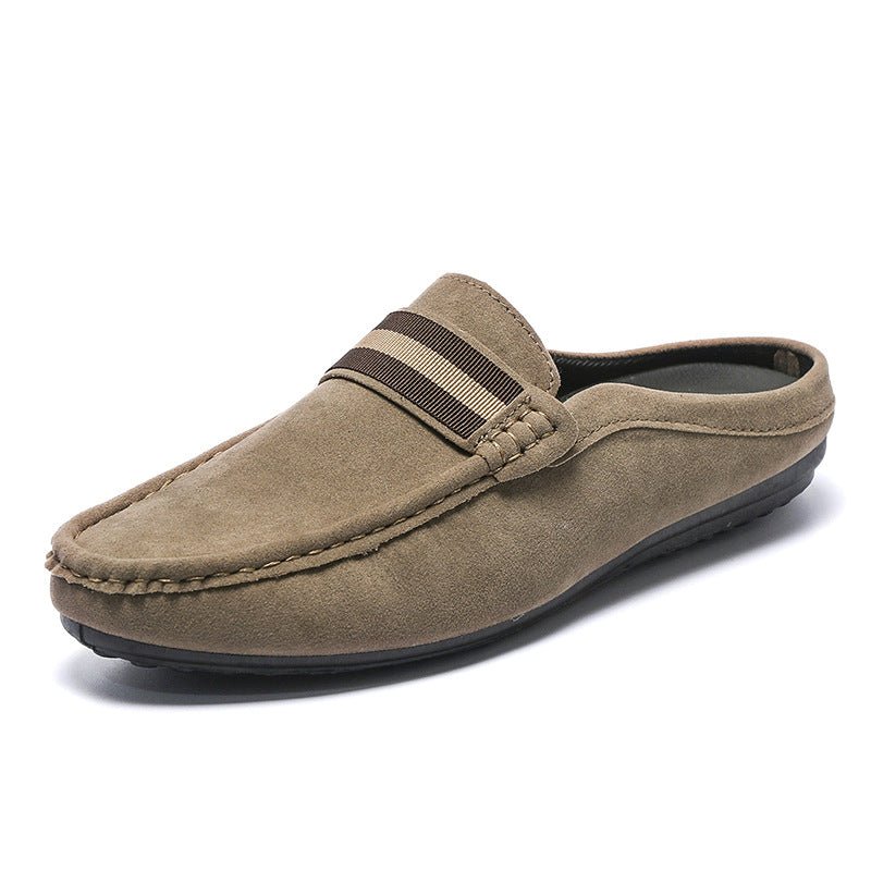 Męskie zamszowe mokasyny wsuwane-Footwear for men-Olave