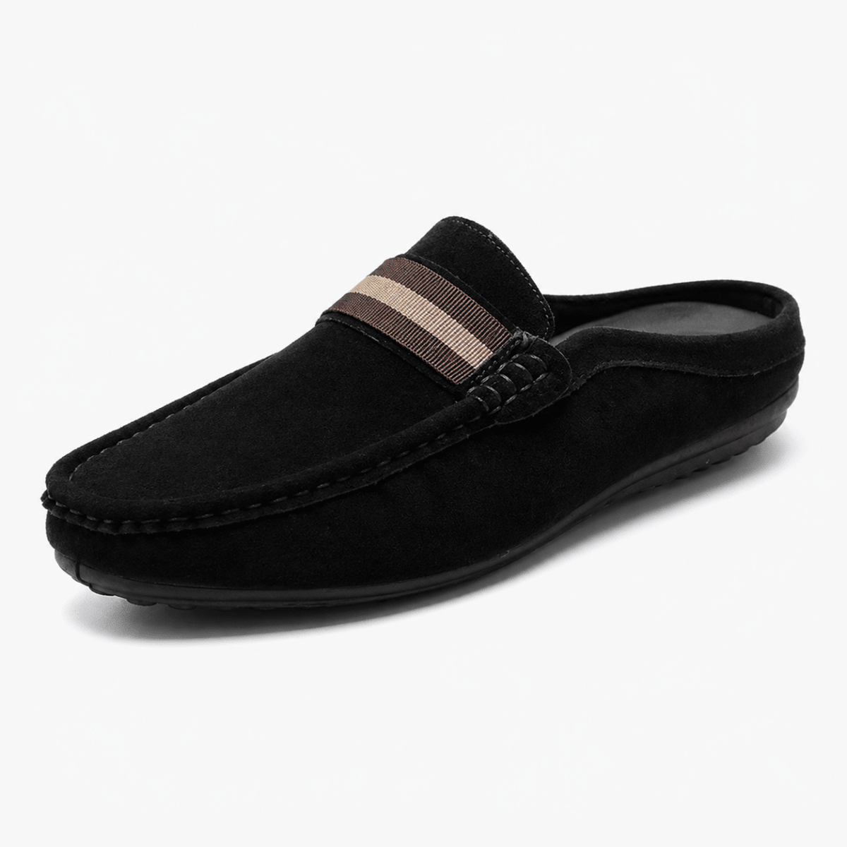 Męskie zamszowe mokasyny wsuwane-Footwear for men-Olave