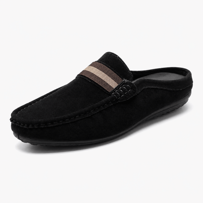 Męskie zamszowe mokasyny wsuwane-Footwear for men-Olave