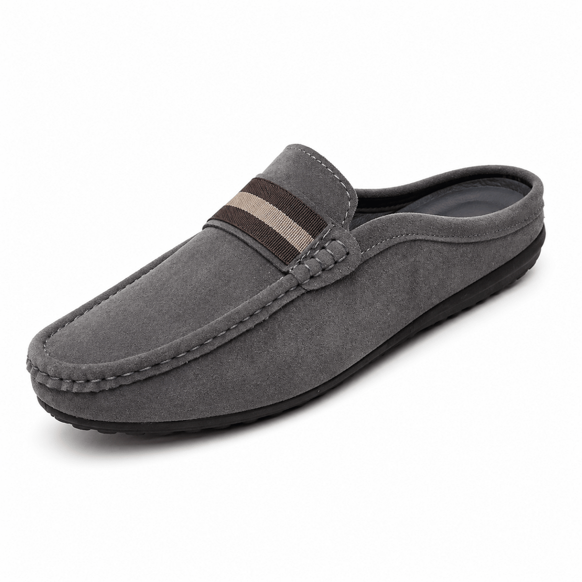 Męskie zamszowe mokasyny wsuwane-Footwear for men-Olave