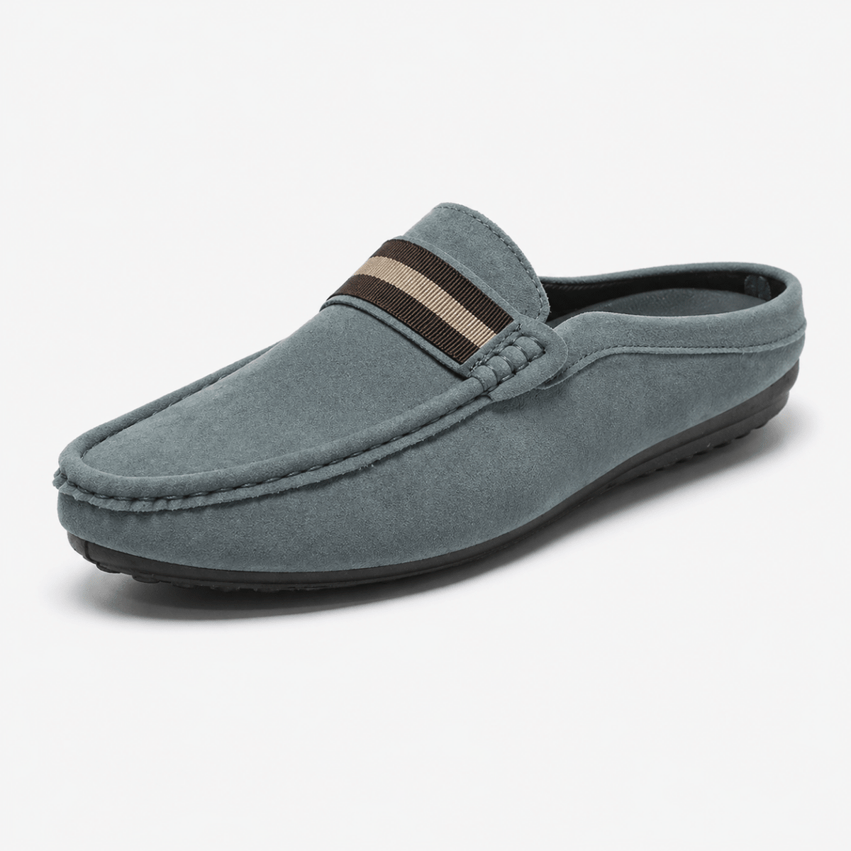 Męskie zamszowe mokasyny wsuwane-Footwear for men-Olave