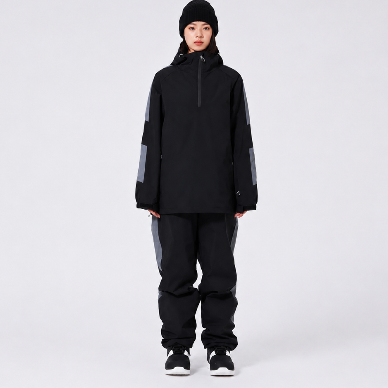 Unisex komplet narciarski z kapturem i zamkiem pod szyją-Sets for women-Olave
