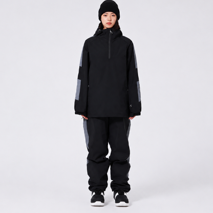 Unisex komplet narciarski z kapturem i zamkiem pod szyją-Sets for women-Olave