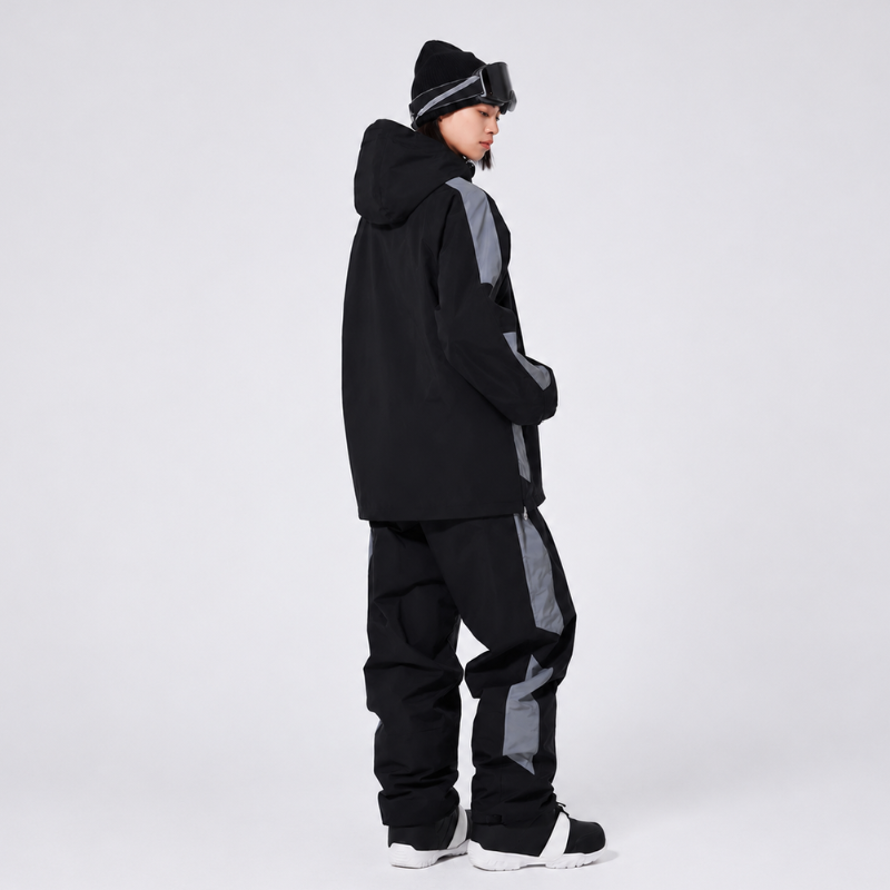 Unisex komplet narciarski z kapturem i zamkiem pod szyją-Sets for women-Olave