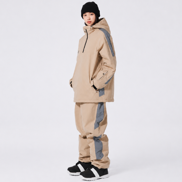 Unisex komplet narciarski z kapturem i zamkiem pod szyją-Sets for women-Olave