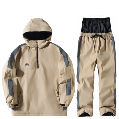 Unisex komplet narciarski z kapturem i zamkiem pod szyją-Sets for women-Olave