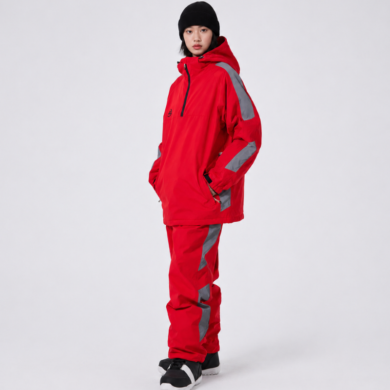 Unisex komplet narciarski z kapturem i zamkiem pod szyją-Sets for women-Olave