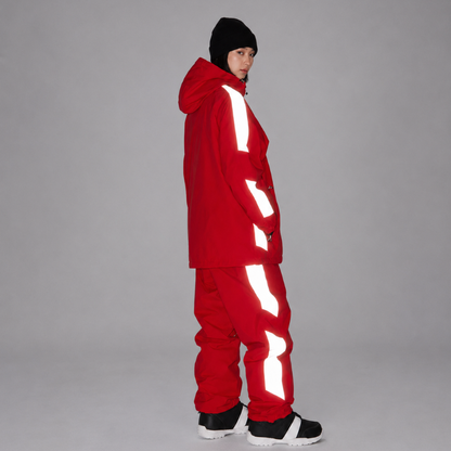 Unisex komplet narciarski z kapturem i zamkiem pod szyją-Sets for women-Olave