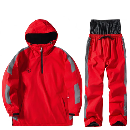 Unisex komplet narciarski z kapturem i zamkiem pod szyją-Sets for women-Olave