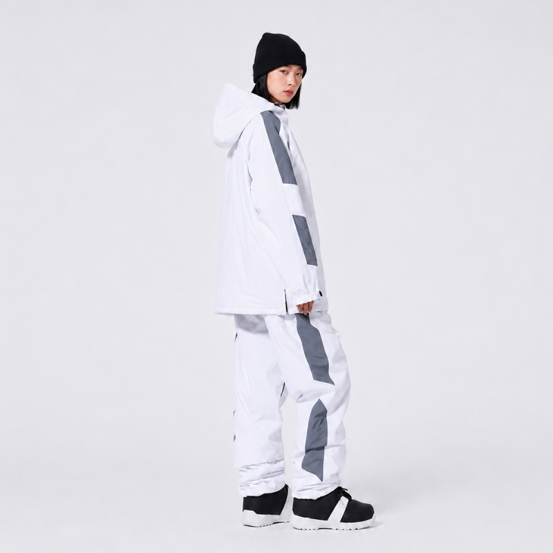 Unisex komplet narciarski z kapturem i zamkiem pod szyją-Sets for women-Olave