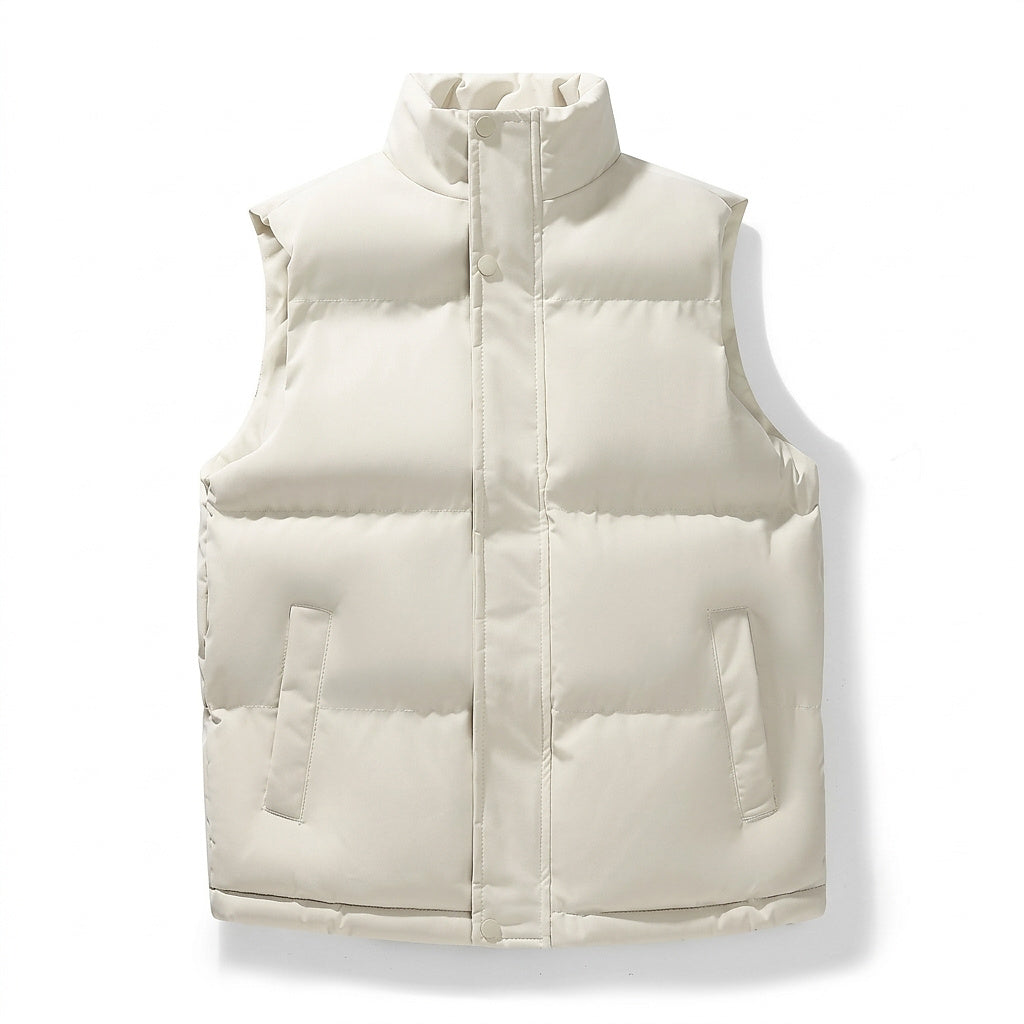 Damska kamizelka puchowa ze stójką-Vests for women-Olave