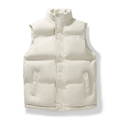 Damska kamizelka puchowa ze stójką-Vests for women-Olave