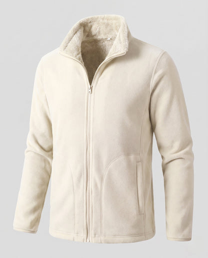 Damska kurtka polarowa ze stójką i zamkiem błyskawicznym-jackets for woman-Olave