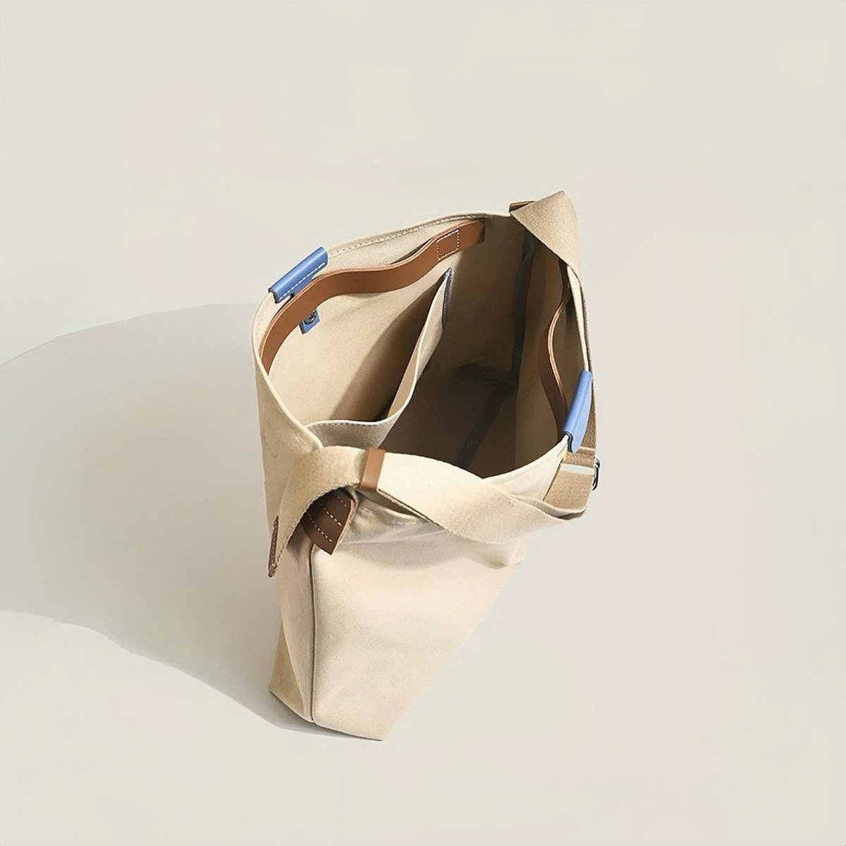 Damska płócienna torba na ramię-Accessories for Women-Olave