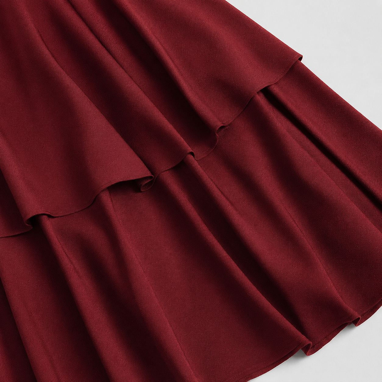 Damska Sukienka Mini na Jedno Ramię z Falbaną-Mini Dress-Olave