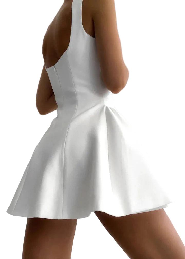 Damska sukienka mini o kroju A-line-Mini Dress-Olave