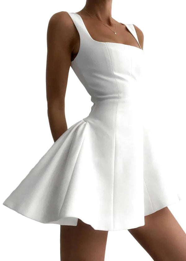 Damska sukienka mini o kroju A-line-Mini Dress-Olave