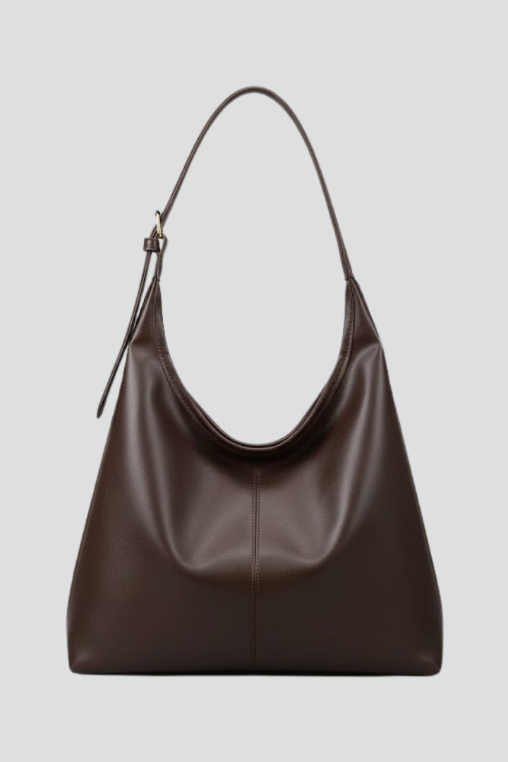 Damska torba na ramię o zakrzywionej formie z szerokim paskiem-Accessories for Women-Olave