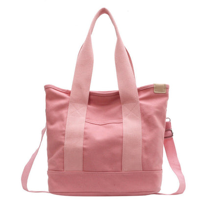 Damska torba typu tote z płótna z regulowanym paskiem-Accessories for Women-Olave