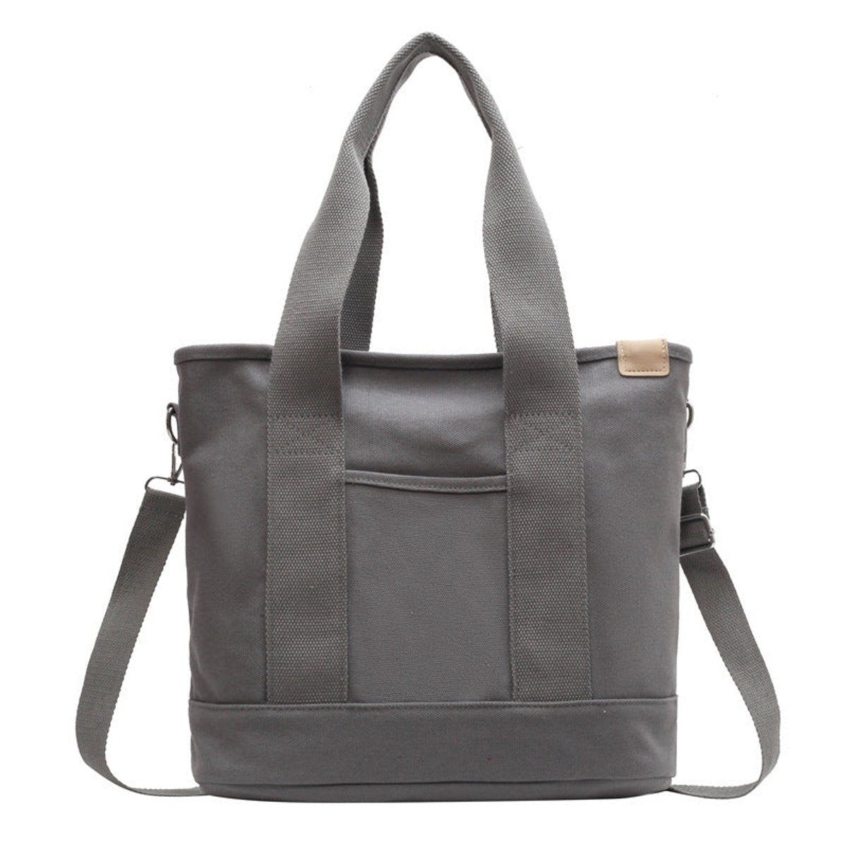 Damska torba typu tote z płótna z regulowanym paskiem-Accessories for Women-Olave