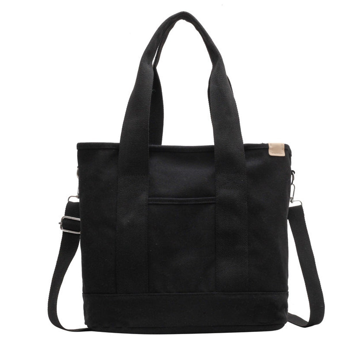 Damska torba typu tote z płótna z regulowanym paskiem-Accessories for Women-Olave