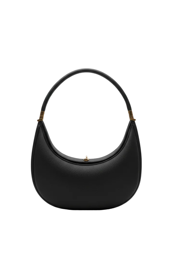 Damska torebka na ramię o zakrzywionej sylwetce ze sztywnym uchwytem-Accessories for Women-Olave