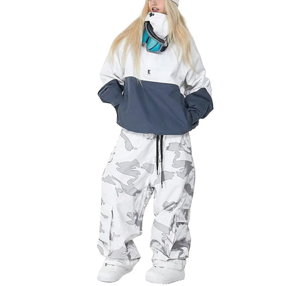 Damski dwuczęściowy zestaw: kurtka anorak i spodnie cargo-Sets for women-Olave