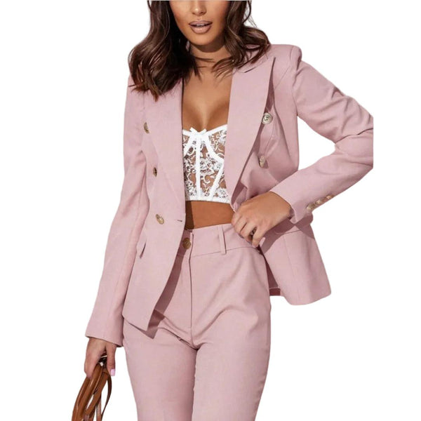 Damski komplet z marynarką i spodniami-Sets for women-Olave