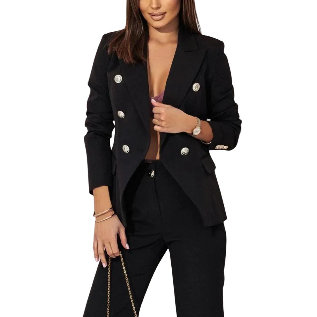 Damski komplet z marynarką i spodniami-Sets for women-Olave